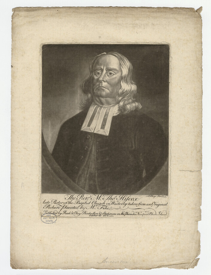 Portrait of T. Hiscox