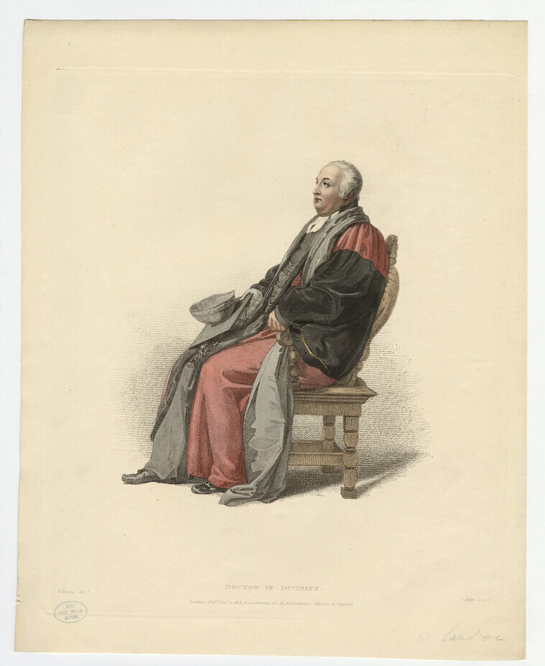 Portrait of Revd Dr Landon