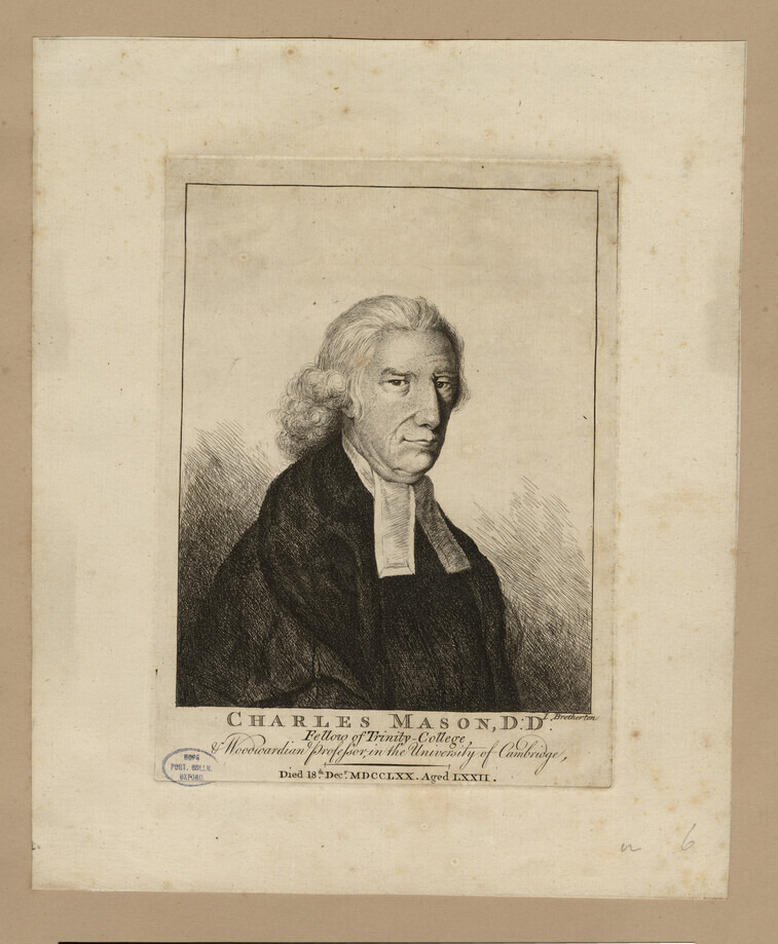 Portrait of Revd Dr C. Mason