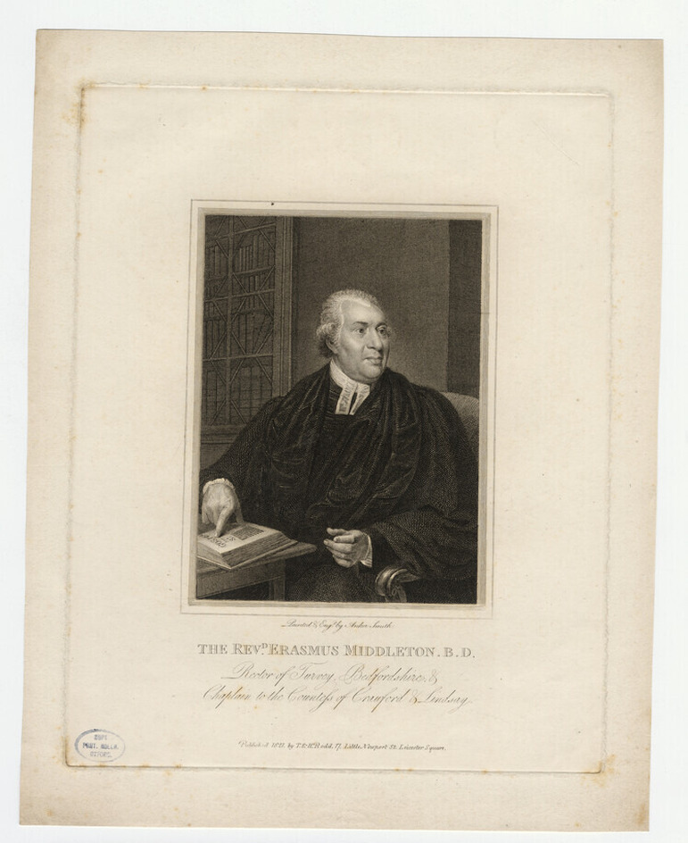 Portrait of Revd E. Middleton
