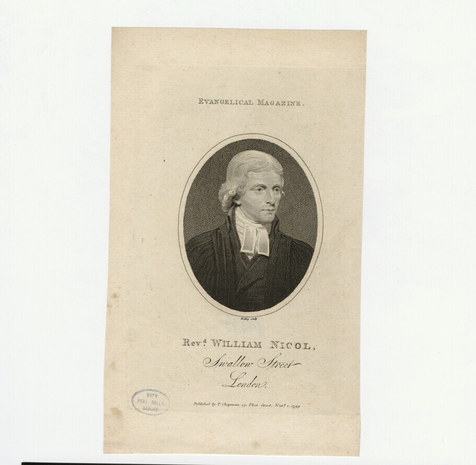 Portrait of W. Nicol
