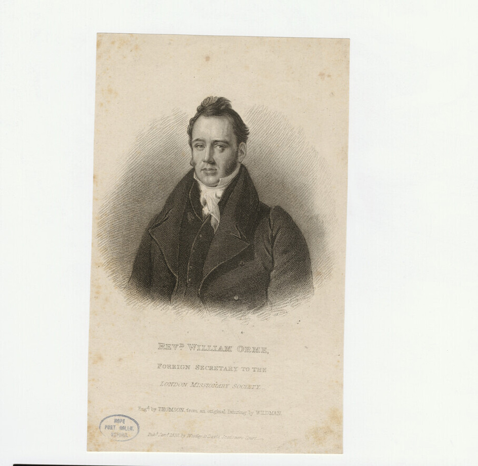 Portrait of W. Orme