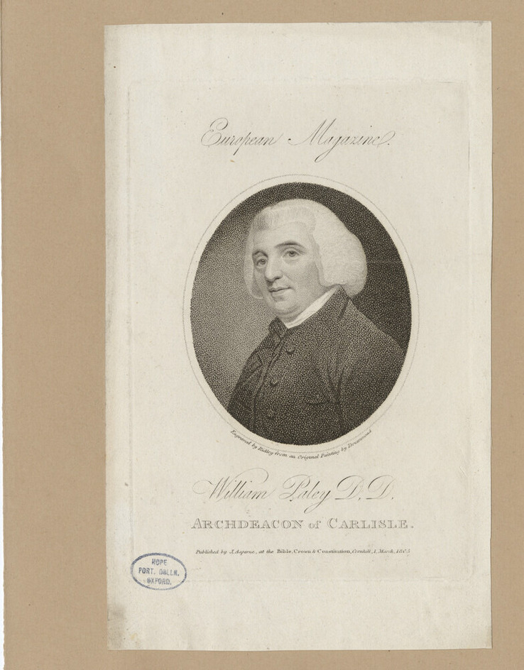 Portrait of Revd W. Paley
