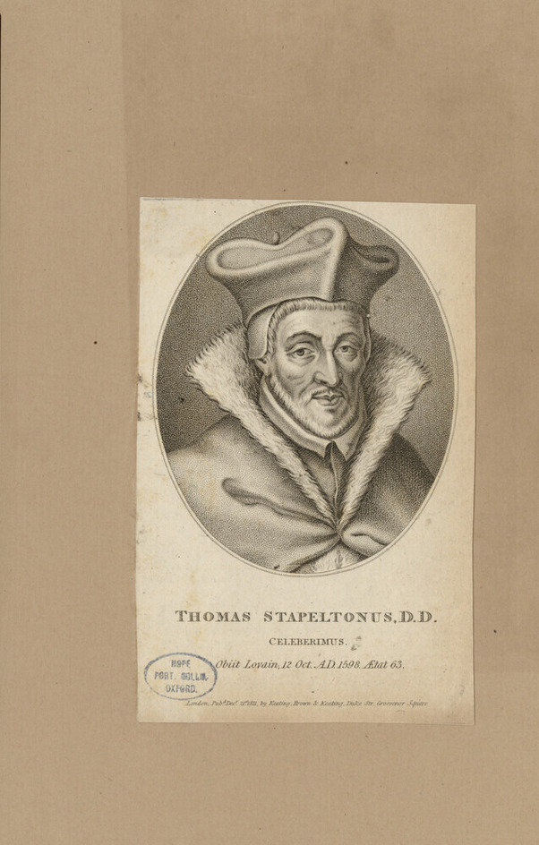 Portrait of Dr T. Stapelton
