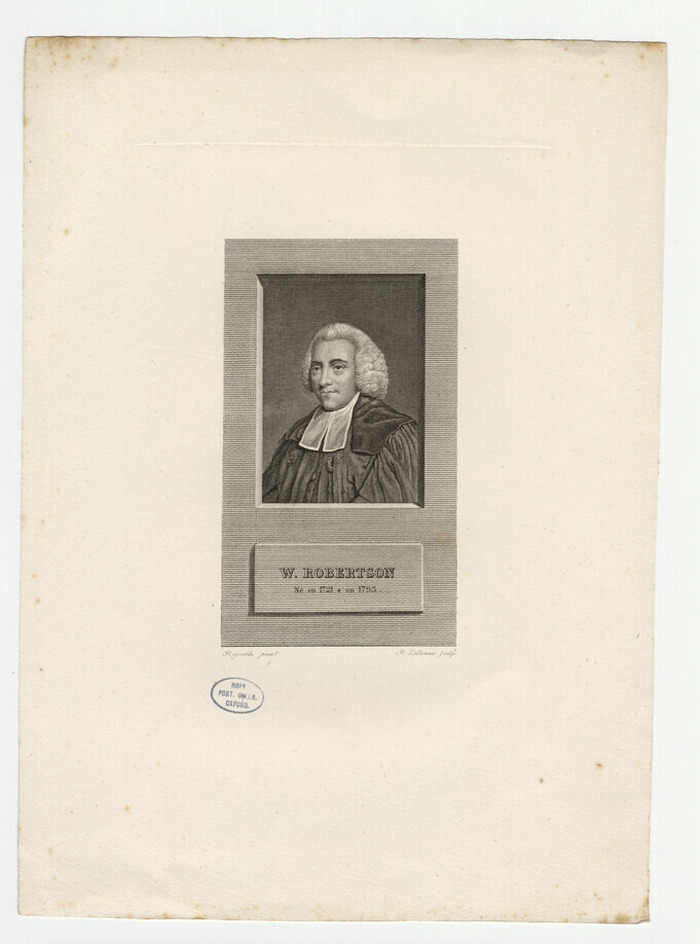 Portrait of W. Robertson