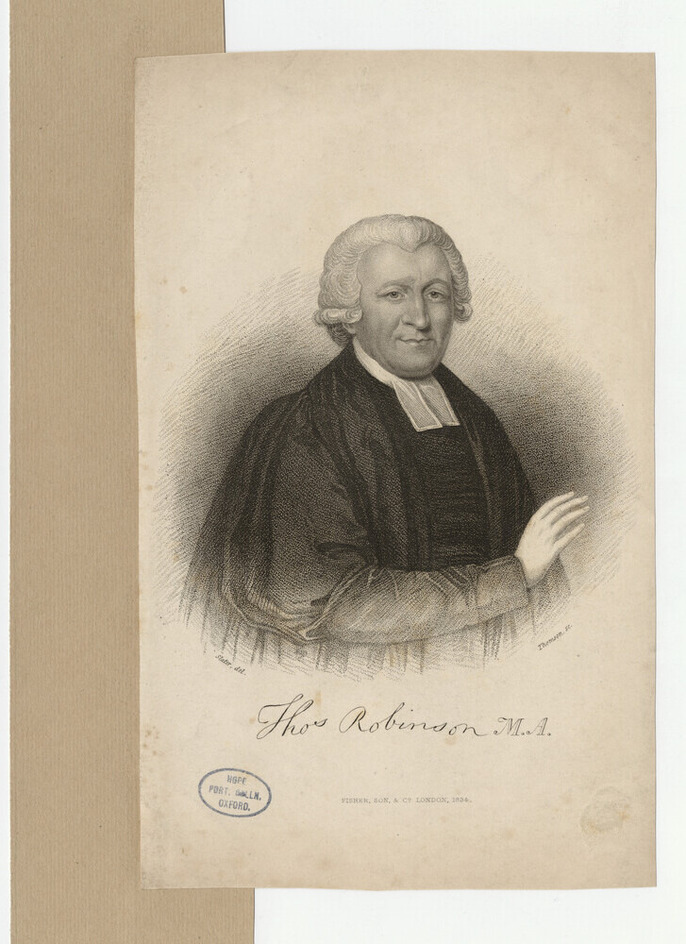 Portrait of T. Robinson