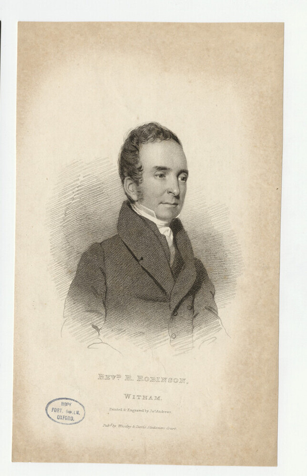 Portrait of R. Robinson