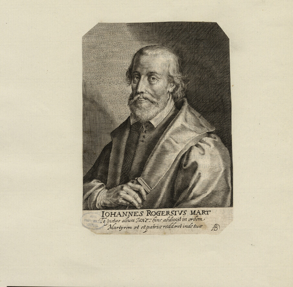 Portrait of John Rogers, 1st martyr in the Marian persecution
