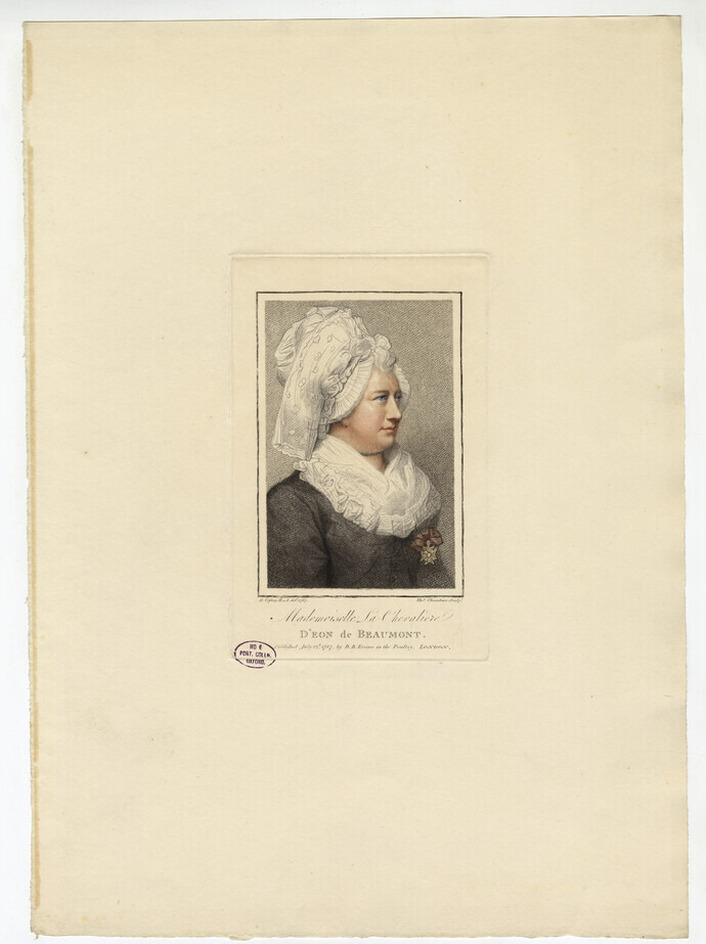 Portrait of d'Eon de Beaumont