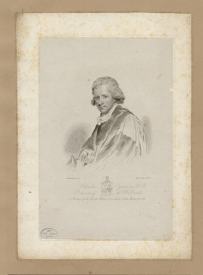 Portrait of Revd Dr C. Symmons