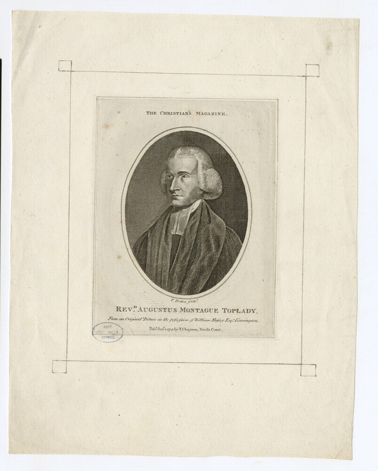 Portrait of A. M. Toplady