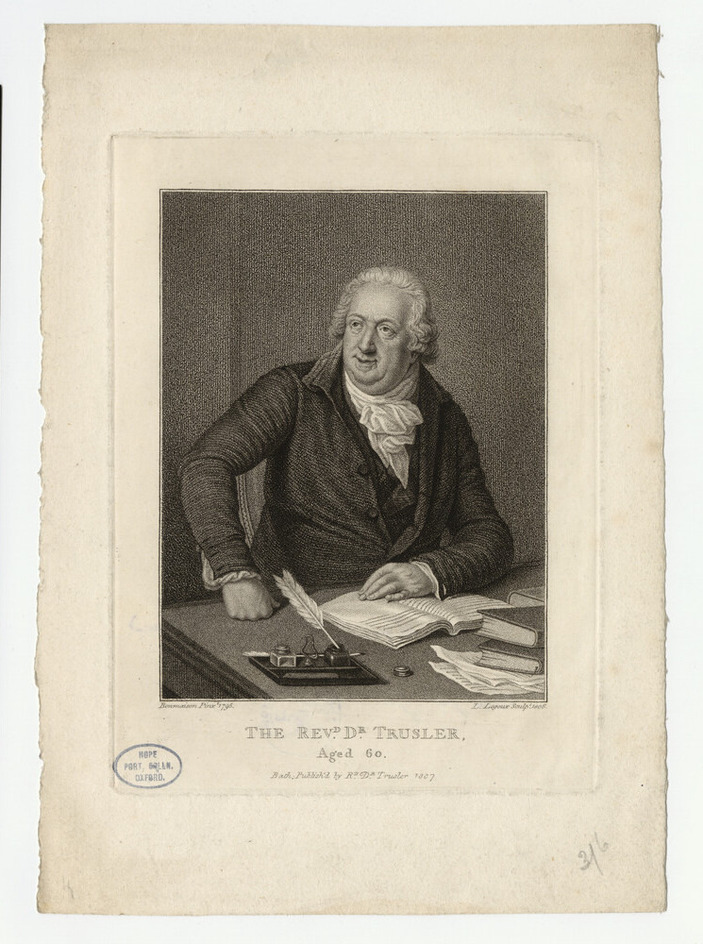 Portrait of Dr Trusler