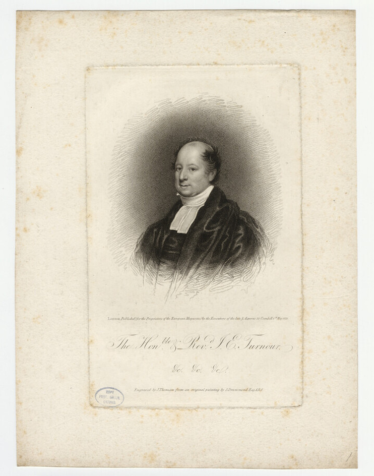 Portrait of J. E. Turnour