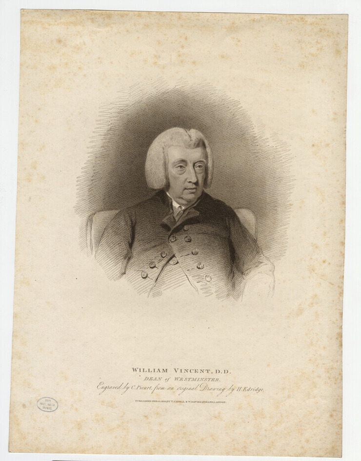 Portrait of Revd Dr W Vincent
