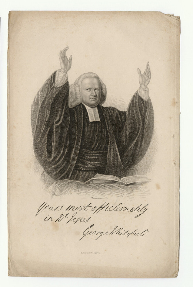 Portrait of G. Whitefield