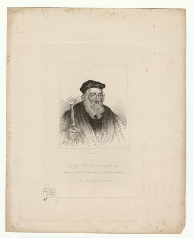 Portrait of J. Wyclif