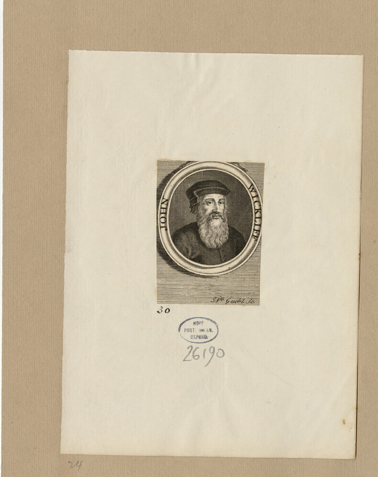 Portrait of J. Wyclif