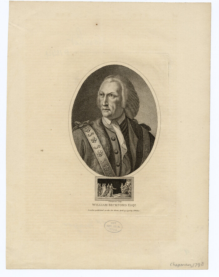 Portrait of W. Beckford