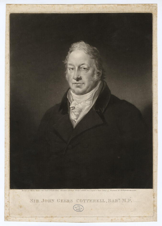 Portrait of J. G. Cotterell