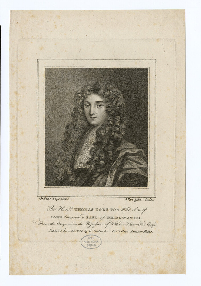 Portrait of T. Egerton