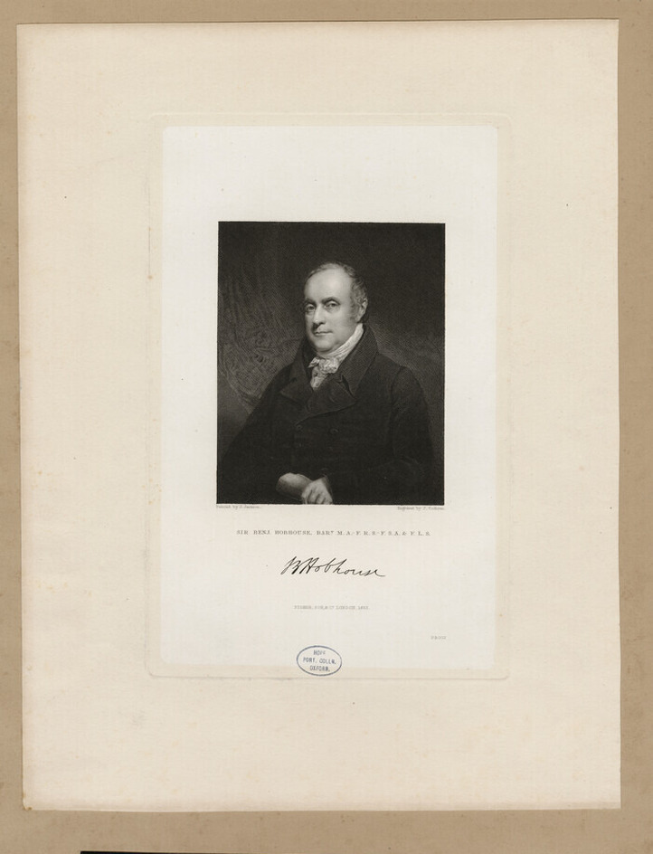 Portrait of Benjamin Hobhouse