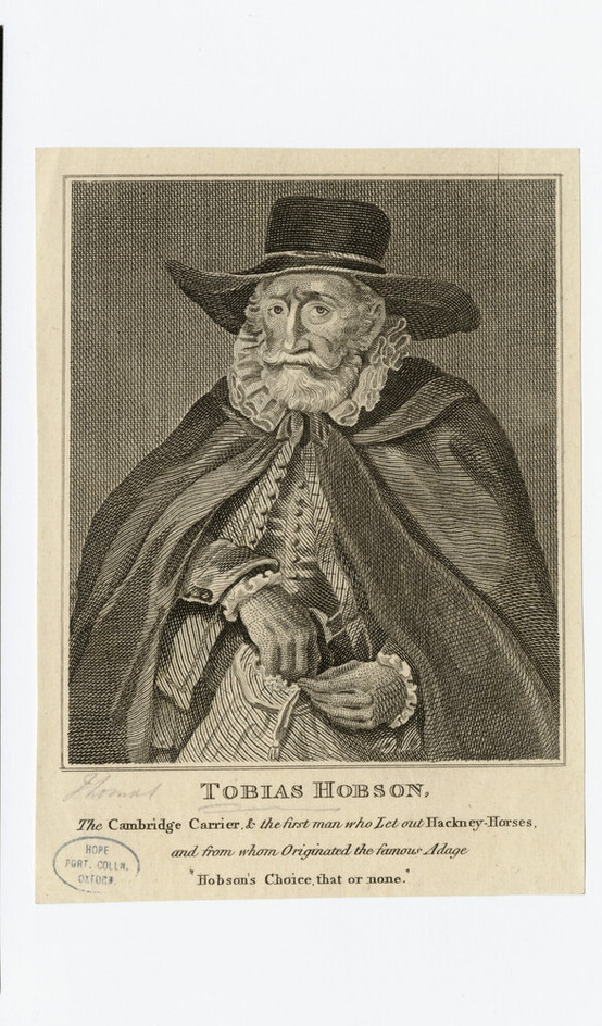 Portrait of Thomas Hobson
