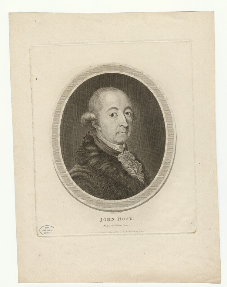 Portrait of J. Hoze