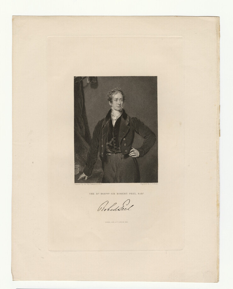 Portrait of R. Peel