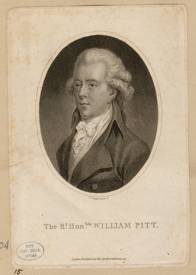 Portrait of W. Pitt