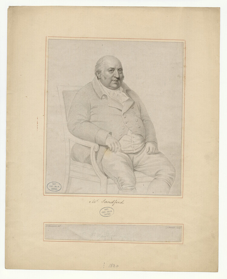 Portrait of Mr Sandford