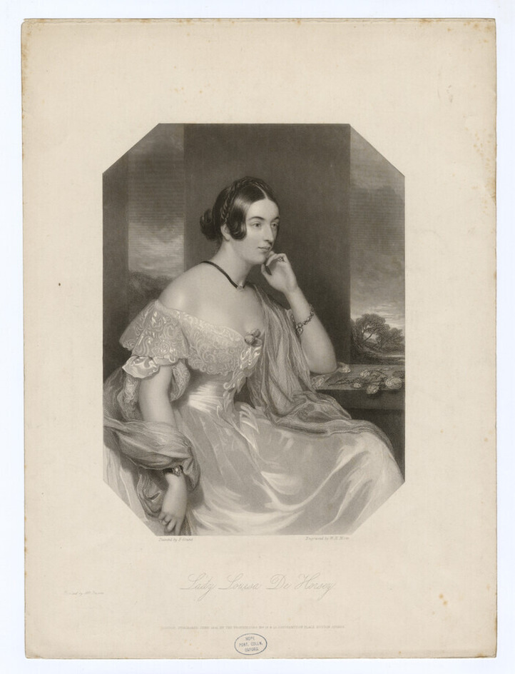 Portrait of Lady L. De Horsey