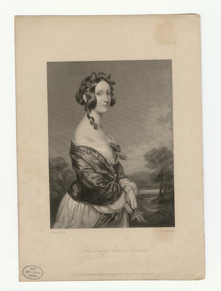Portrait of Lady Adelaide Lennox