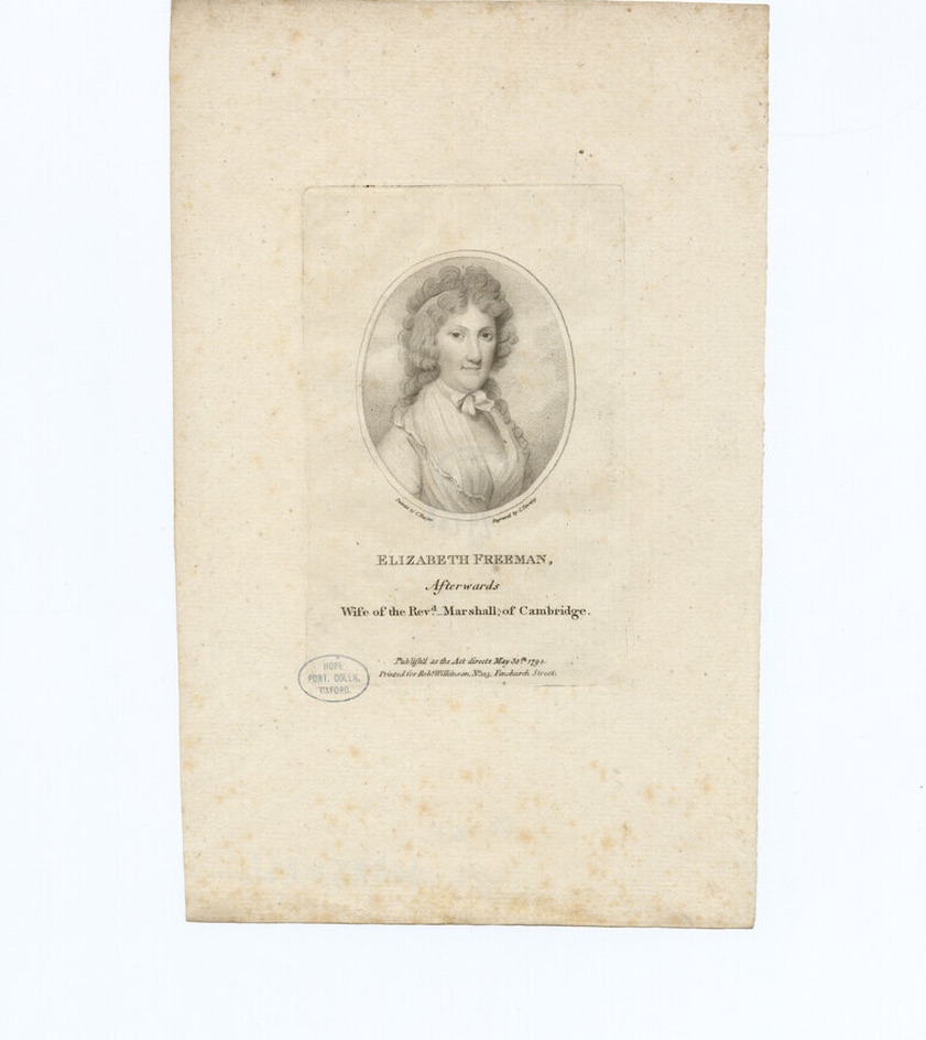 Portrait of Eliz Freeman