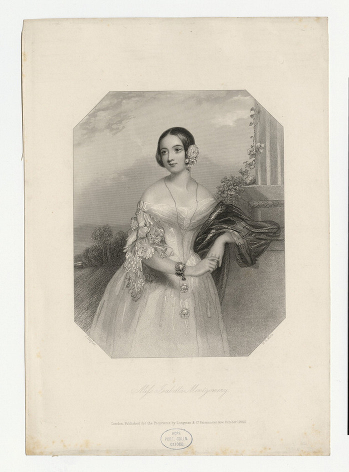 Portrait of Miss I. Montgomery