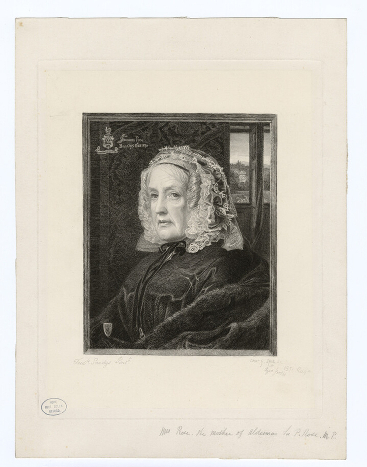 Portrait of Mrs Rose