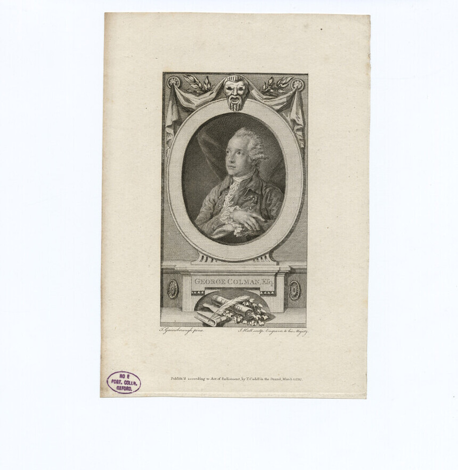 Portrait of G. Colman