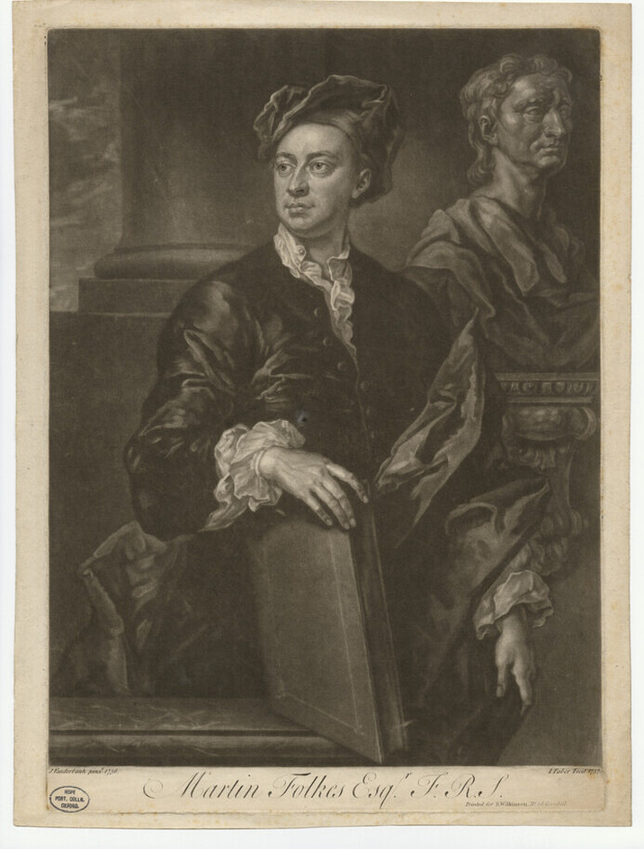 Portrait of M. Folkes