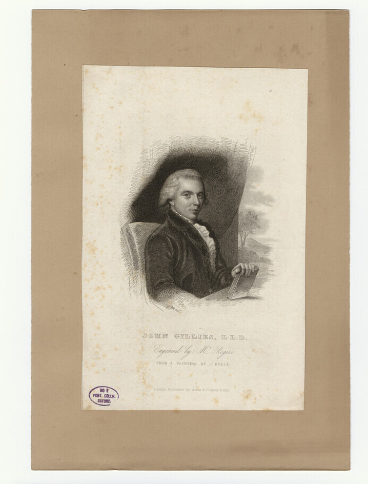 Portrait of J. Gillies