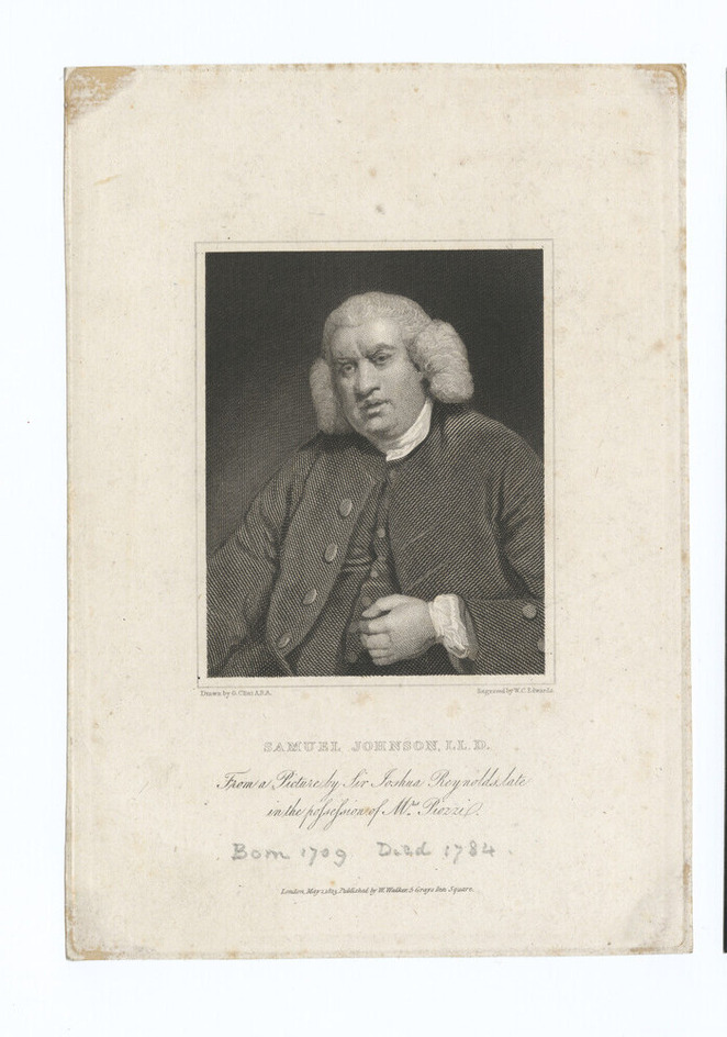 Portrait of S. Johnson