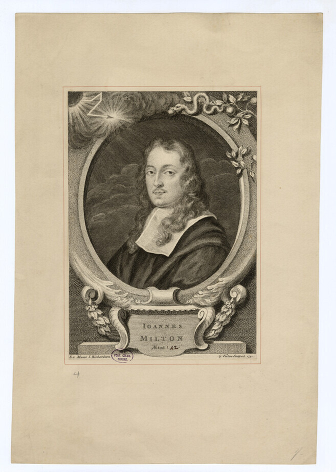 Portrait of John Milton