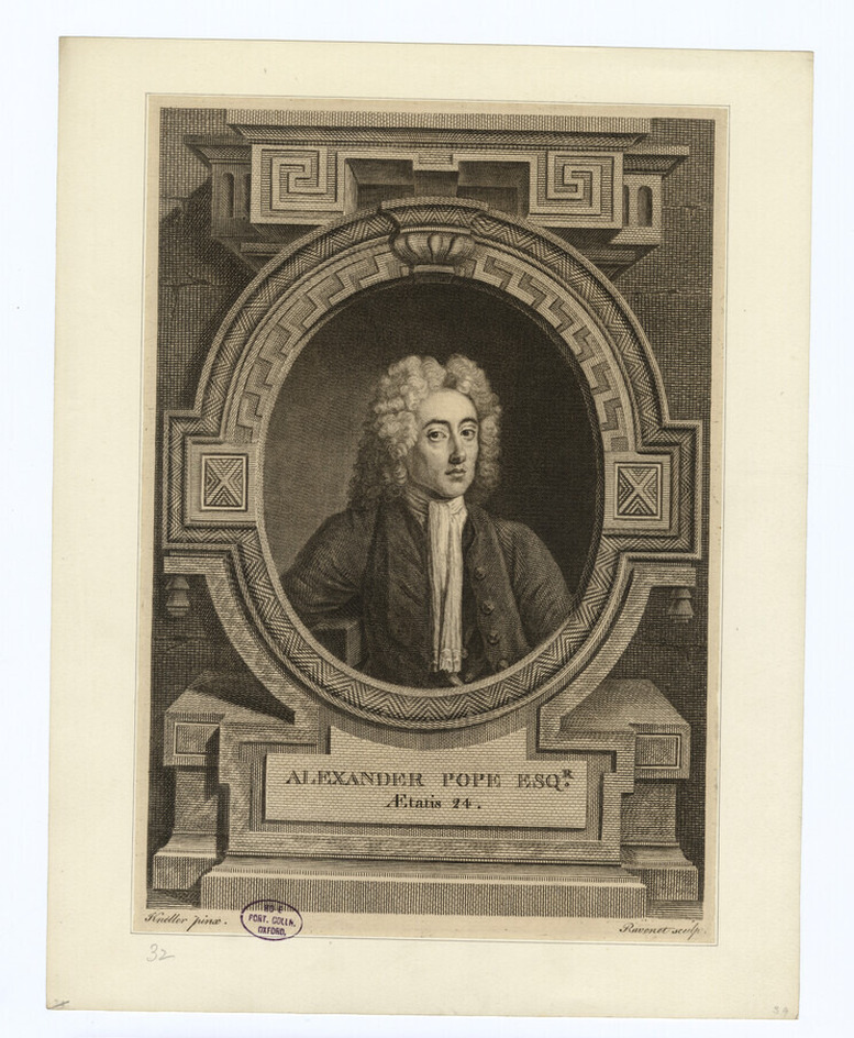 Portrait of A. Pope