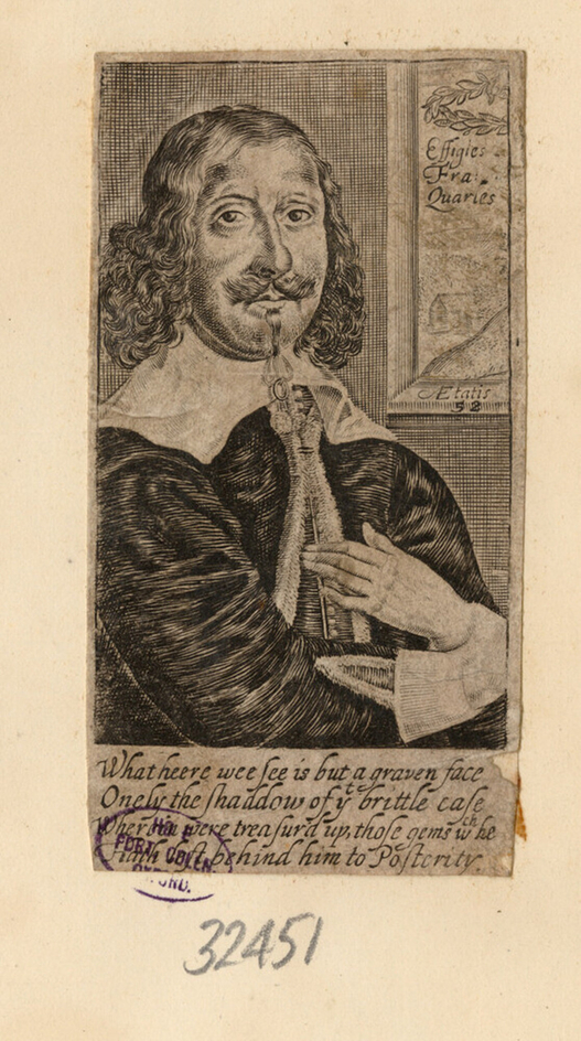 Portrait of Francis Quarles