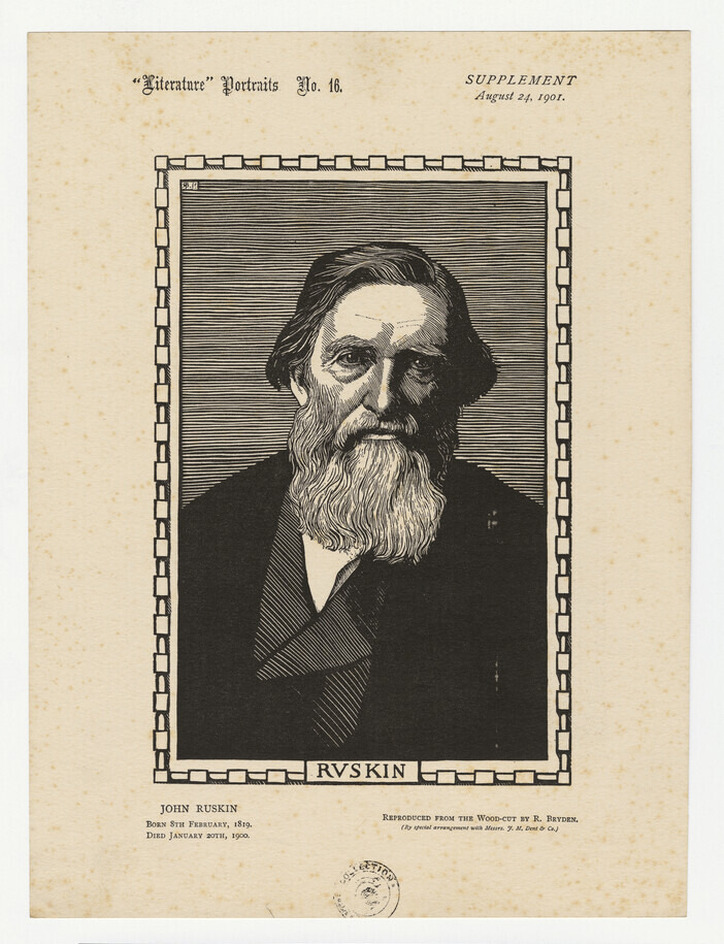 Portrait of J. Ruskin