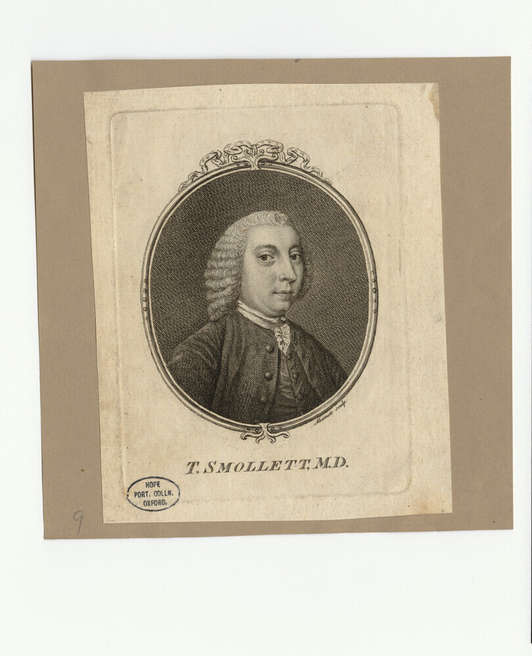 Portrait of T. Smollett