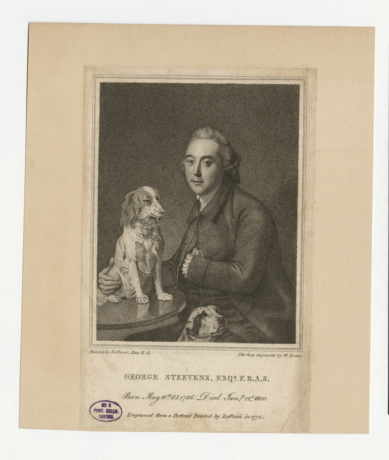 Portrait of G. Steevens
