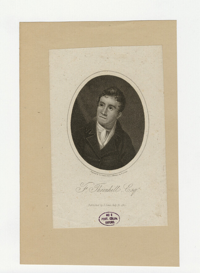 Portrait of F. Thornhill