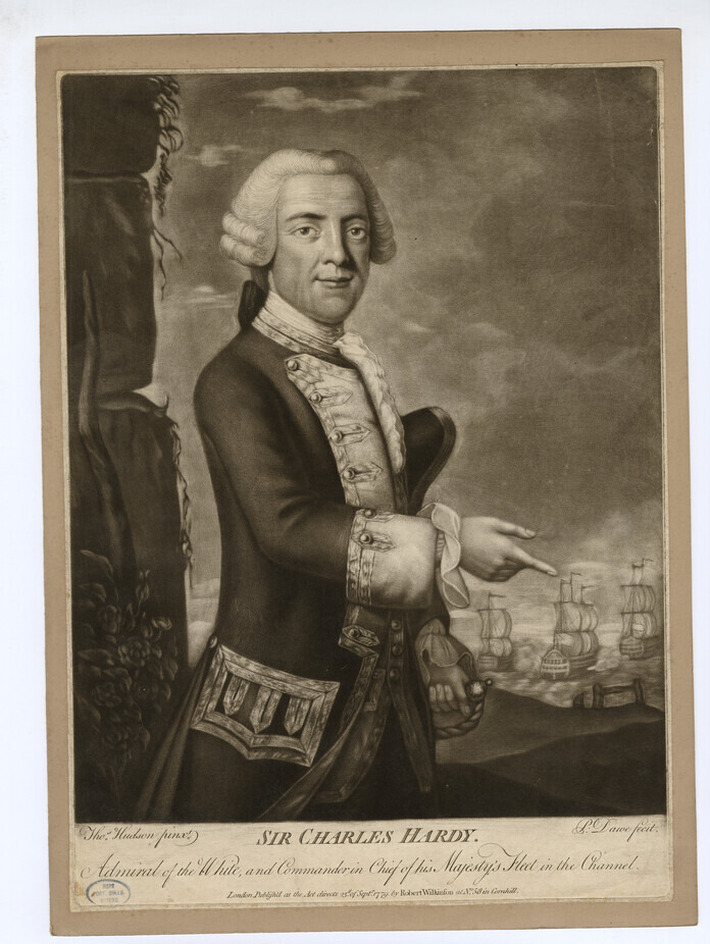 Portrait of Admiral Sir C. Hardy