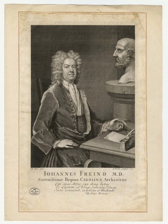 Portrait of Dr J. Freind
