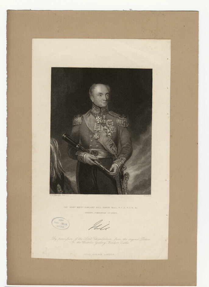 Portrait of Rowland Hill, Baron Hill