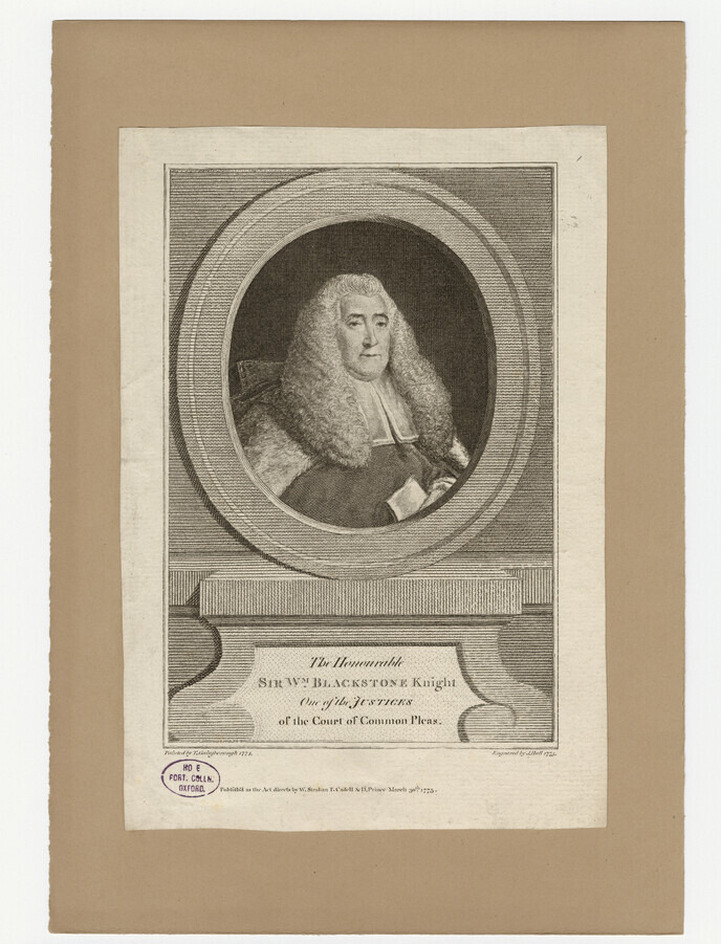 Portrait of Blackstone